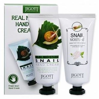 Jigott Skin Care Moisture Hand & Foot Cream Set Набор: крем для рук, крем для ног