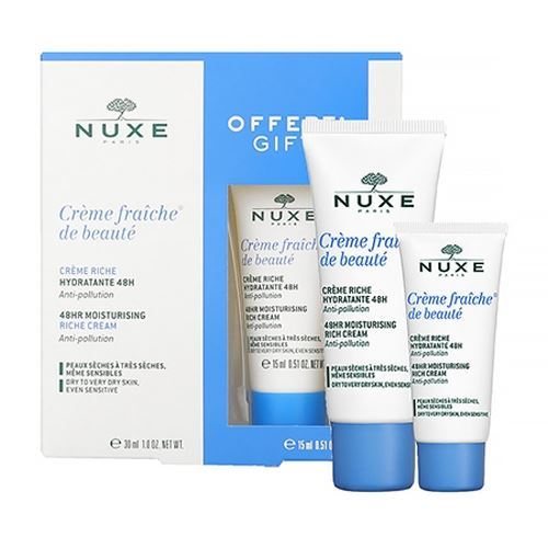 Nuxe Creme Fraiche Creame Fraiche De Beauty Set для сухой кожи Набор для сухой кожи