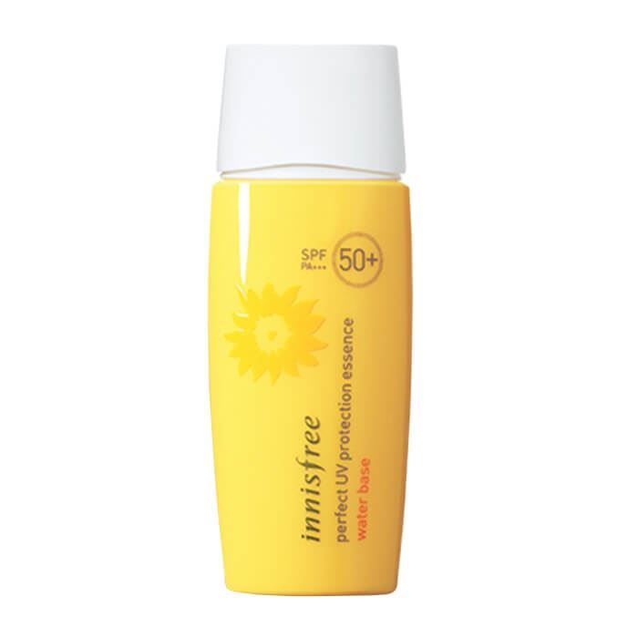 Innisfree Skin Care Perfect UV Protection Essence Water Base SPF50+ PA+++ Освежающая увлажняющая солнцезащитная эссенция 
