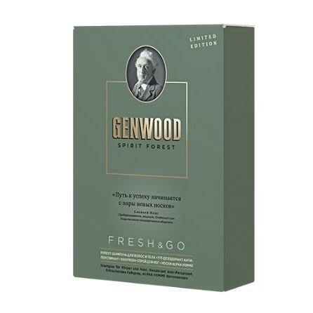 Estel Professional Alpha Homme Genwood Fresh & Go Set Набор: шампунь, жезодорант, спрей для ног, носки