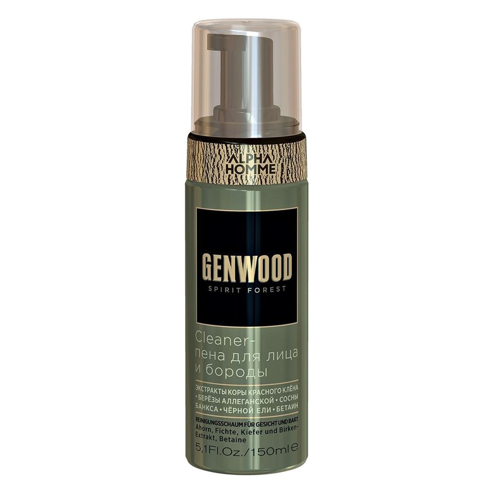 Estel Professional Alpha Homme Genwood Cleaner-пена для лица и бороды  Пена для лица и бороды