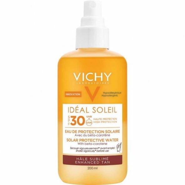 VICHY Capital Soleil Спрей двухфазный активатор загара SPF30 Vichy Ideal Soleil Protective Water Tan 