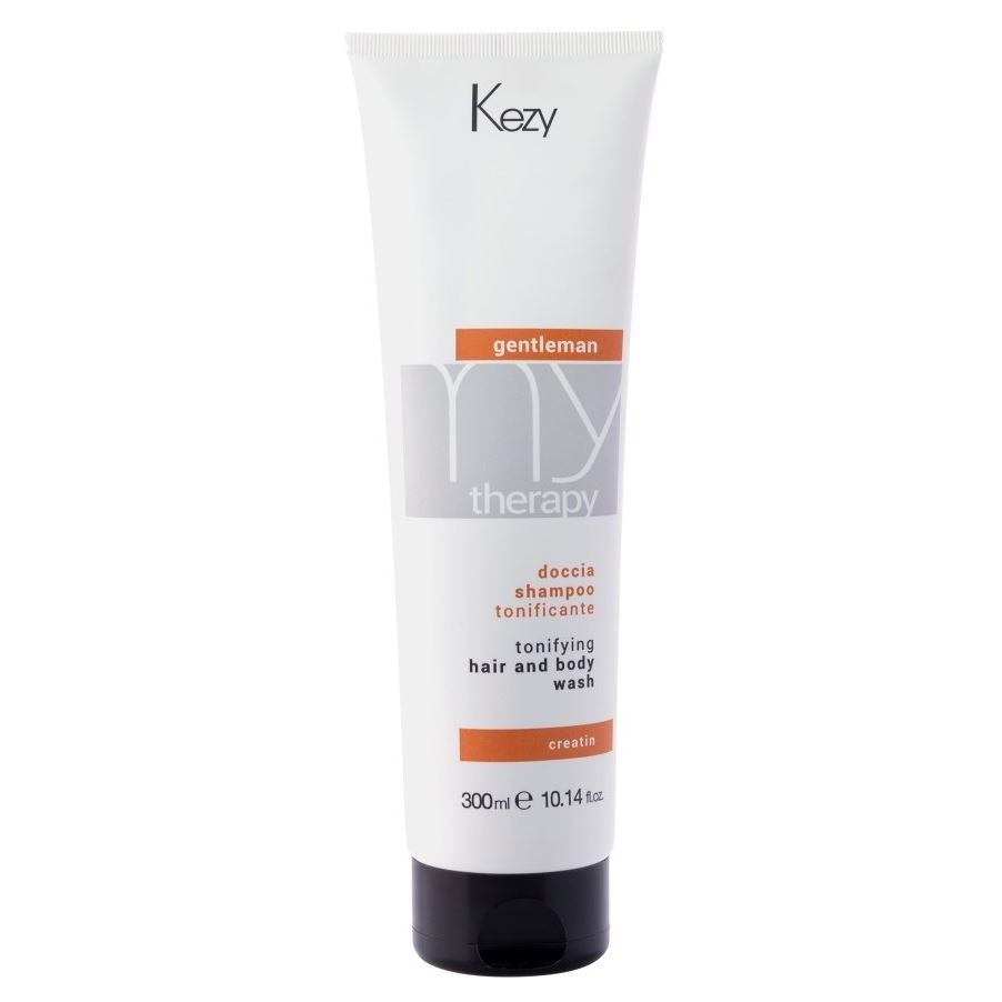 KEZY My Therapy Gentelman Tonifying Hair And Body Wash  Шампунь-гель для душа тонизирующий с креатином, экстрактом кофе и экстрактом камеллии 