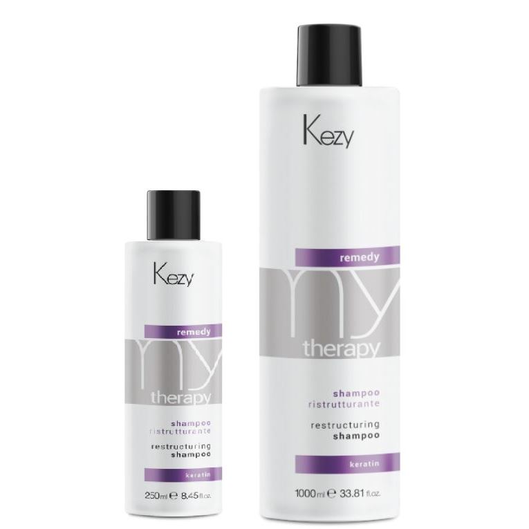 KEZY My Therapy Remedy Keratin Restructuring Shampoo Шампунь реструктурирующий с кератином