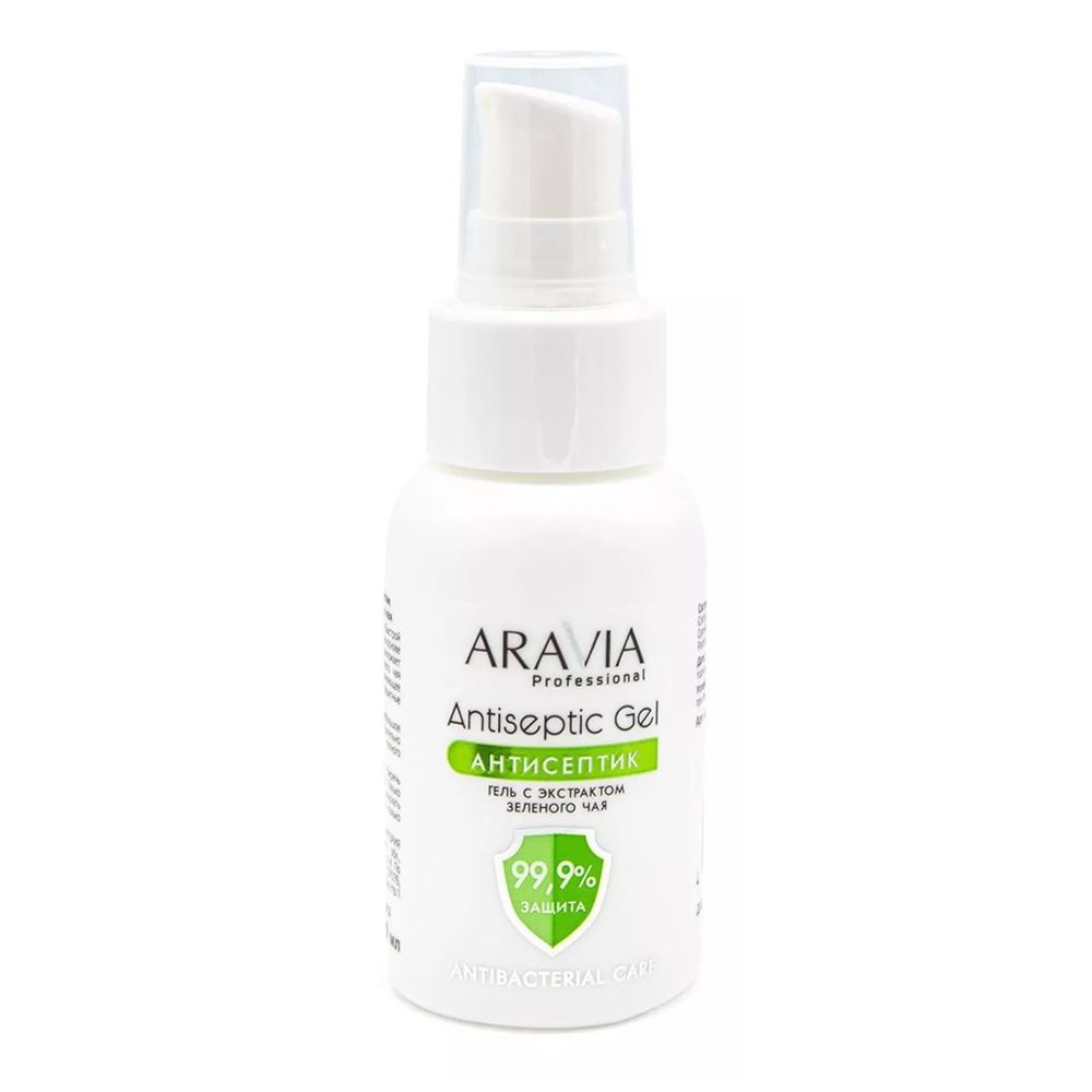 Aravia Professional Профессиональная косметика Antiseptic Gel Green Tea Гель-антисептик для рук с экстрактом зеленого чая 