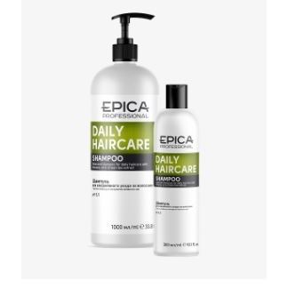 Epica Professional Daily Haircare Daily Care Shampoo Шампунь для ежедневного ухода, с маслом бабассу и экстрактом зеленого чая