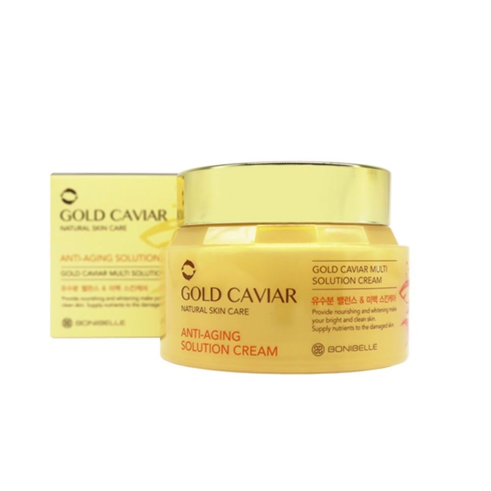 Enough Face Care Bonibelle Gold Caviar Anti-Aging Solution Cream Антивозрастной крем с экстрактом икры и золотом 
