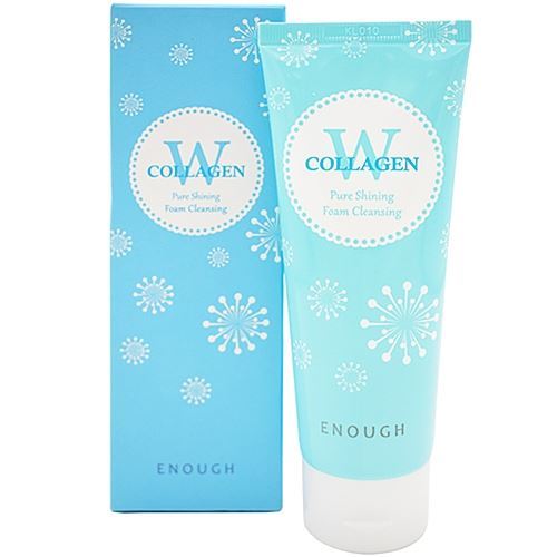 Enough Face Care W Collagen Pure Shining Foam Cleansing  Очищающая пенка с морским коллагеном