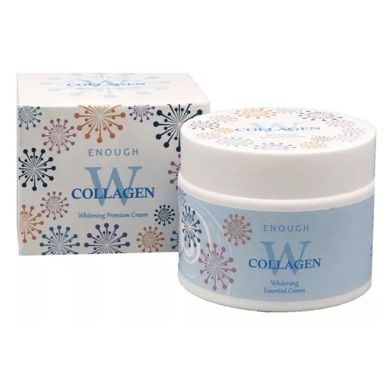 Enough Face Care W Collagen Whitening Premium Cream Осветляющий крем для лица с коллагеном
