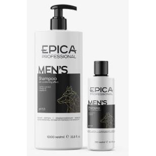 Epica Professional For Men Men's Shampoo Мужской шампунь с кондиционирующим эффектом, маслом апельсина, экстрактом бамбука и витамином PP