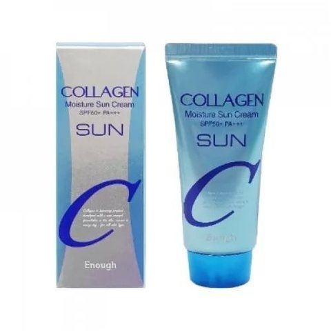 Enough Face Care Collagen Moisture Sun Cream SPF50+ PA+++ Увлажняющий солнцезащитный крем с коллагеном