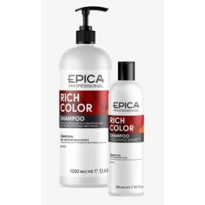 Epica Professional Rich Color Rich Color Shampoo Шампунь для окрашенных волос, с маслом макадамии и экстрактом виноградных косточек