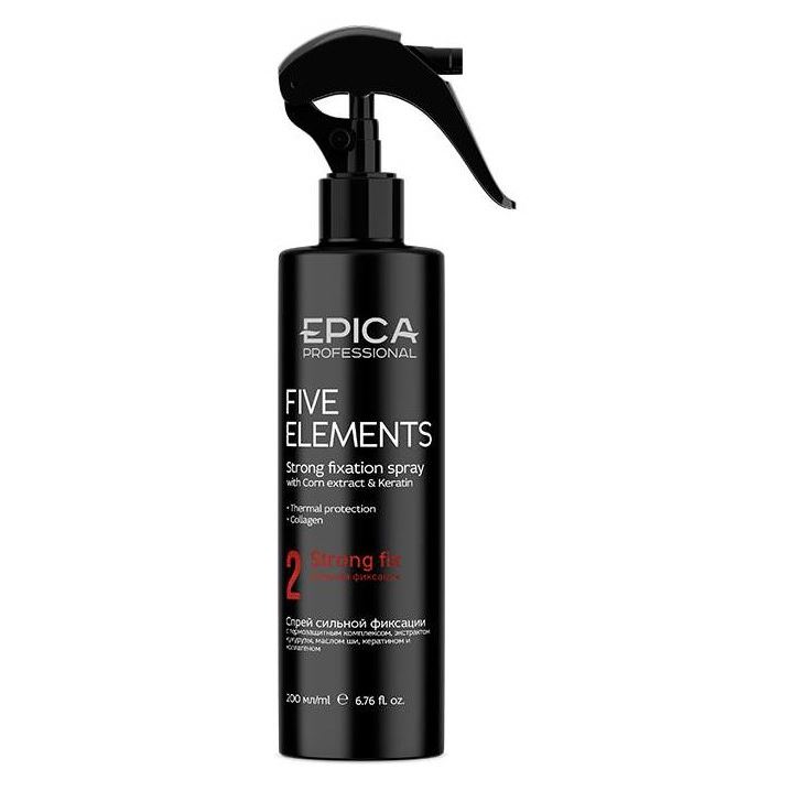 Epica Professional Styling Five Elements Strong Fix Спрей для волос сильной фиксации с термозащитным комплексом