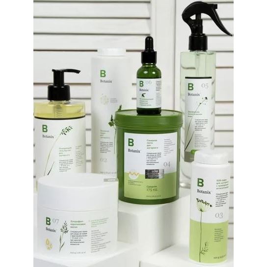 Gloria Sugaring & SPA Botanix Botanix Набор для шугаринга   Набор для шугаринга : гель-бустер, энзимная пудра, SOS-пудра, сахарная паста, вода, маска, сыворотка-активатор