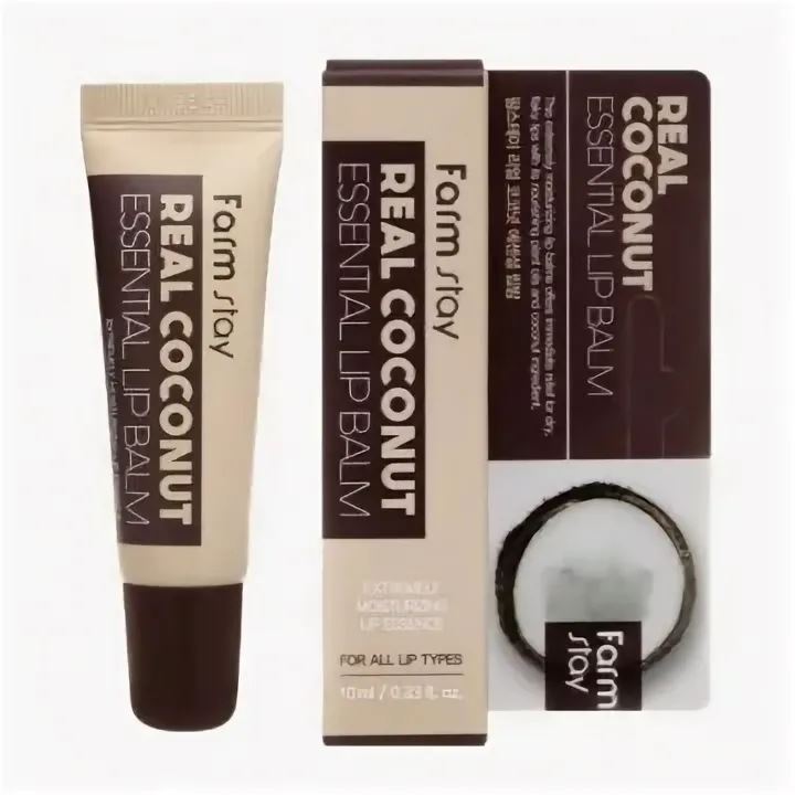 FarmStay Skin Care Real Coconut Essential Lip Balm Бальзам для губ с экстрактом кокоса 