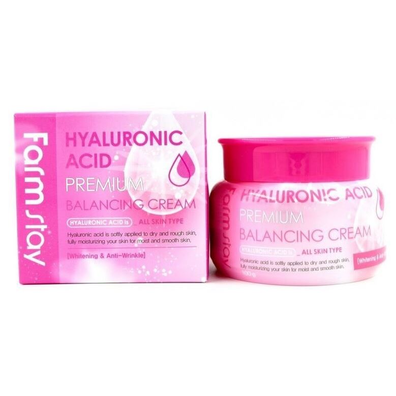 FarmStay Skin Care Hyaluronic Acid Premium Balancing Cream Крем балансирующий с гиалуроновой кислотой