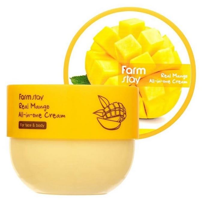 FarmStay Skin Care Real Mango All-in-one Cream Крем многофункциональный с экстрактом манго