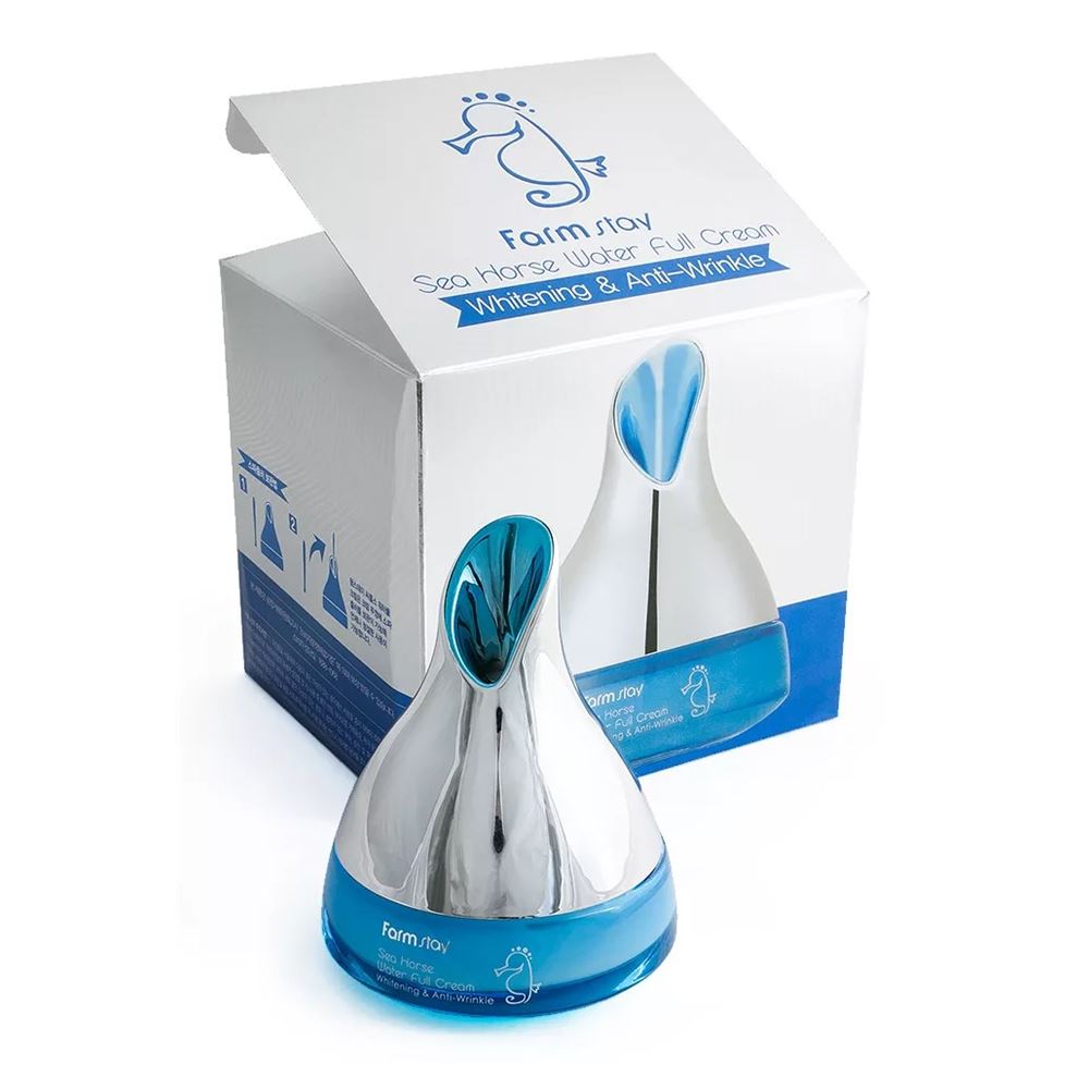 FarmStay Skin Care Sea Horse Water Full Cream Крем увлажняющий для лица с экстрактом морского конька