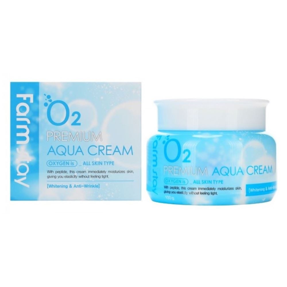 FarmStay Skin Care O2 Premium Aqua Cream Крем увлажняющий с кислородом