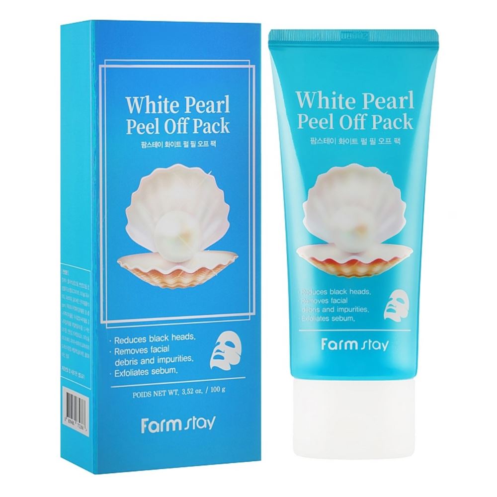 FarmStay Cleansing White Pearl Peel Off Pack Маска-пленка очищающая с экстрактом жемчуга