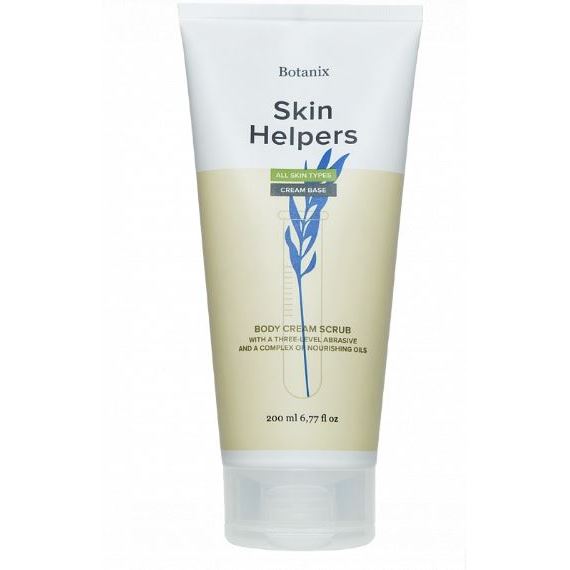 Gloria Sugaring & SPA Skin Helpers Botanix. Skin Helpers Крем-скраб для тела Body Cream Scrub Крем-скраб для тела с трехуровневым абразивом и комплексом питательных масел 