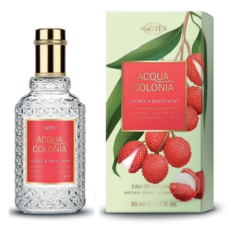 Acqua Colonia 4711 Fragrance Exhilarating Lychee & White Mint Аромат группы фужерные фруктовые
