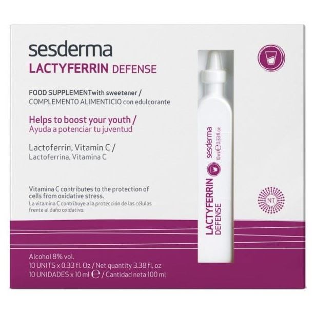 Sesderma Additive Lactyferrin Defense Food Supplement With Sweetener БАД к пище «Лактиферрин» в ампулах