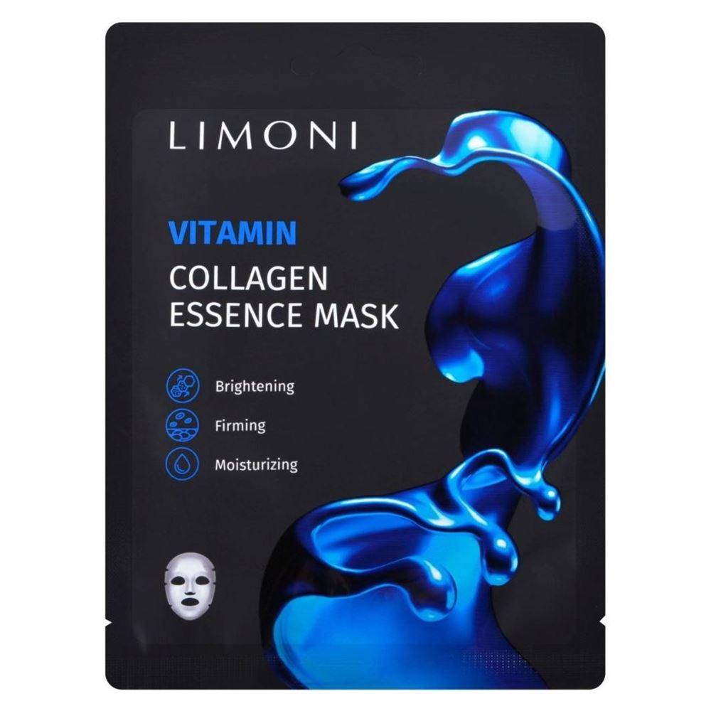 Limoni Masks Vitamin Collagen Essence Mask Маска для лица витаминизирующая с коллагеном