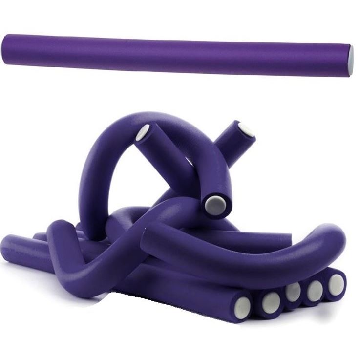 Dewal Professional Бигуди и коклюшки BUM16150\16180\16240 Бигуди-бумеранги сиреневые 16 мм Бигуди-бумеранги 16 мм, упаковка 10 шт, цвет сиреневый
