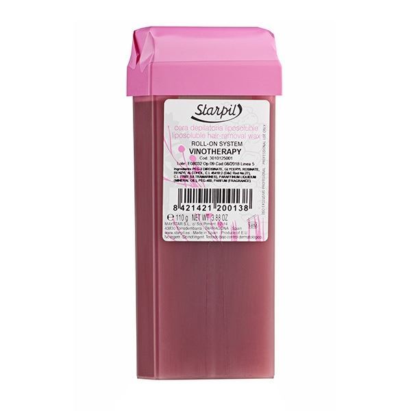 Starpil Waxes Paraffins Воск в картридже Vinotherapy Вино (средней плотности) для любого типа кожи, стимулирует процессы регенерации