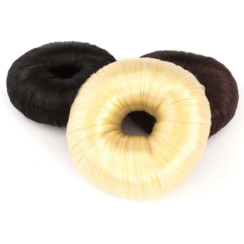 Dewal Professional Аксессуары для волос HO-5115 Валик для прически искусственный волос 8 см Валик для прически круглый, искусственный волос, диаметр 8 см