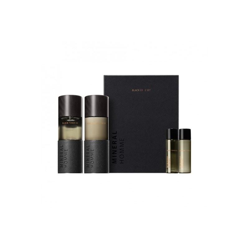 The Saem Homme Black Mineral Homme Blach Ex 2 Set Набор для ухода за кожей для мужчин