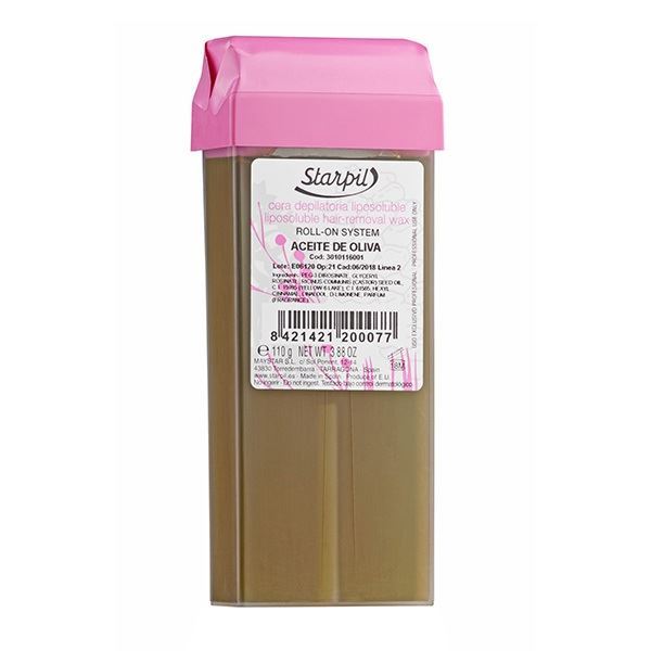 Starpil Waxes Paraffins Воск в картридже Aceite De Oliva  Воск в картридже Оливковый для сухой кожи, обладает смягчающим и увлажняющим действием