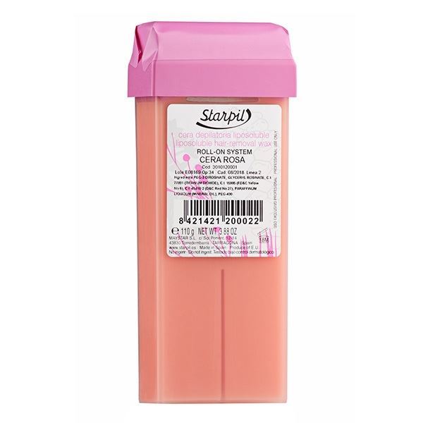 Starpil Waxes Paraffins Воск в картридже Cera Rosa Воск в картридже Розовый с содержанием талька, снижает чувствительность к высокой темпрауре