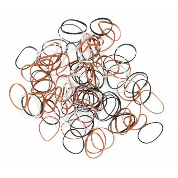 Dewal Professional Аксессуары для волос RES032\RES033 Резинки для волос силиконовые Midi Резинки для волос силиконовые миди, упаковка 50 штук