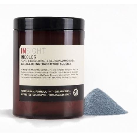 Insight Professional Coloring Hair Incolor Blue Bleaching Powder With Ammonia Синий обесцвечивающий порошок с аммиаком