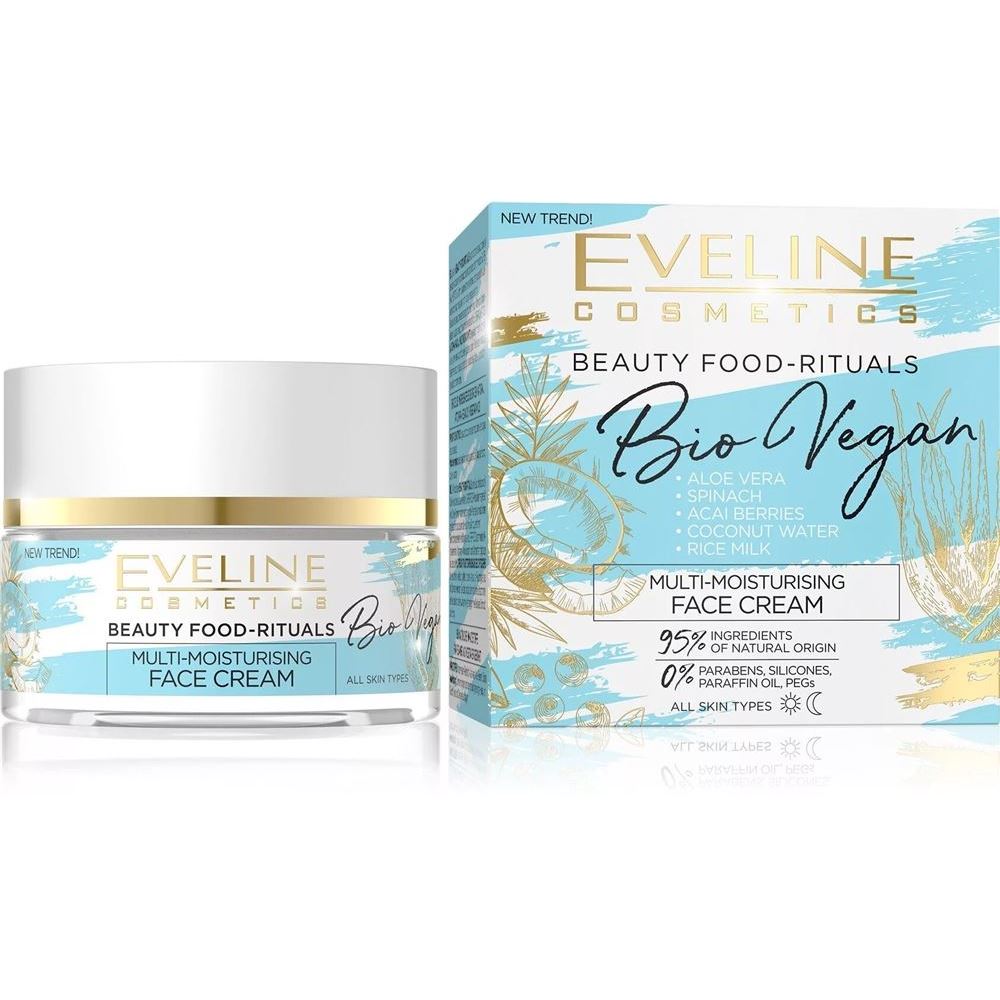 Eveline Face Care Beauty Food - Rituals Глубоко увлажняющий крем для лица Дневной/Ночной BIO VEGAN Глубоко увлажняющий крем для лица Дневной/Ночной