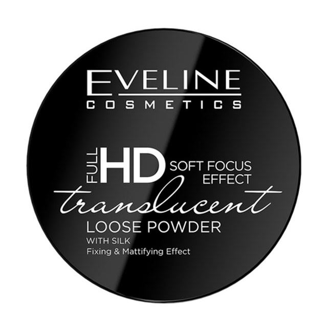 Eveline Make-Up Full HD Translucent Loose Powder Пудра фиксирующая Транспарентная фиксирующая пудра 