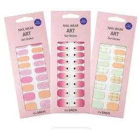 The Saem Make Up Nail Wear Art Gel Sticker Наклейки для ногтей