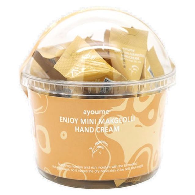 Ayoume Face Care Enjoy Mini Makgeolli Hand Cream Набор кремов для рук макколли
