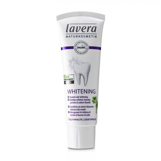 Lavera Basis Sensitiv  Toothpaste Whitening Зубная БИО-паста для десен и зубов Отбеливающая