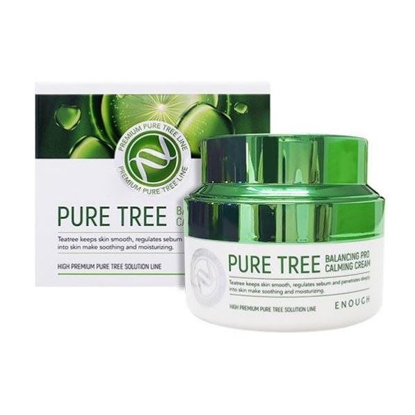 Enough Face Care Pure Tree Balancing Pro Calming Cream Крем для лица с экстрактом чайного дерева