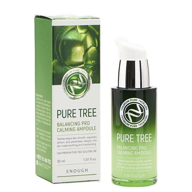 Enough Face Care Pure Tree Balancing Pro Calming Ampoule Сыворотка чайное дерево