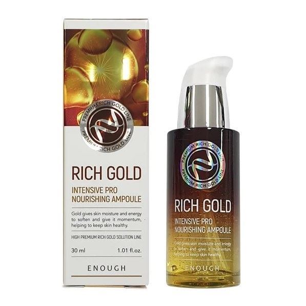 Enough Face Care Rich Gold Intensive Pro Nourishing Ampoule Сыворотка питательная с золотом