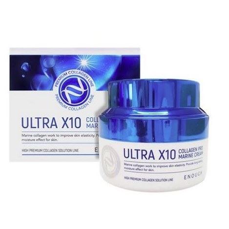 Enough Face Care Ultra X10 Collagen Pro Marine Cream Крем коллагеновый для лица