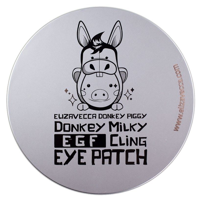Elizavecca Face & Eyes Care Donkey Piggy Milky EGF Сling Eye Patch Патчи под глаза с молочными протеинами