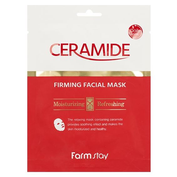 FarmStay Skin Care Ceramide Firming Facial Mask Успокаивающая тканевая маска с керамидами