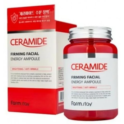 FarmStay Skin Care Ceramide Firming Facial Energy Ampoule Многофункциональная ампульная сыворотка с керамидами