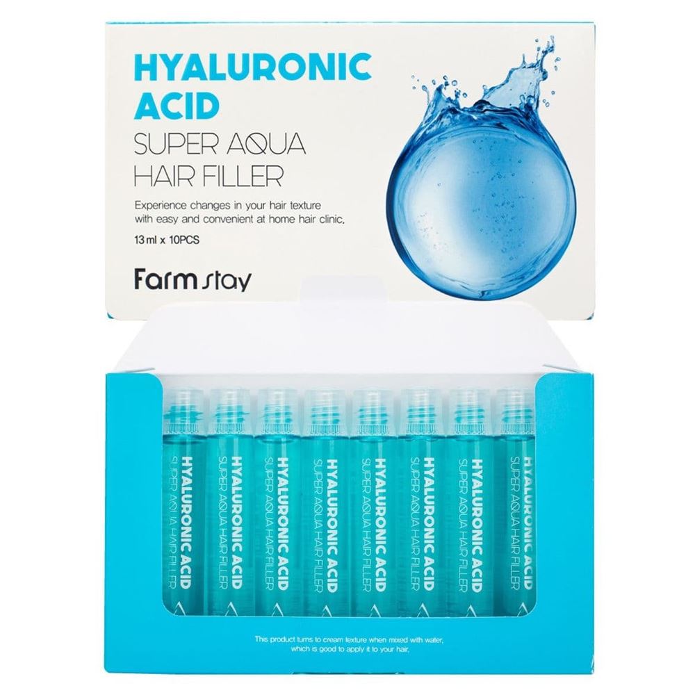 FarmStay Skin Care Hyaluronic Acid Super Aqua Hair Filler Суперувлажняющий филлер с гиалуроновой кислотой для волос