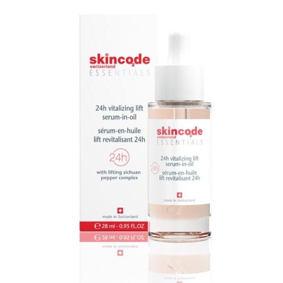 Skincode Face and Body Care  24h Vitalizing Lift Serum-In-Oil Ревитализирующая подтягивающая сыворотка в масле